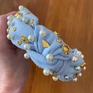 Lele Sadoughi Cloud Charm Knotted Headband Lele Sadoughi | Accessories | Lele Sadoughi Cloud Charm  main image 2